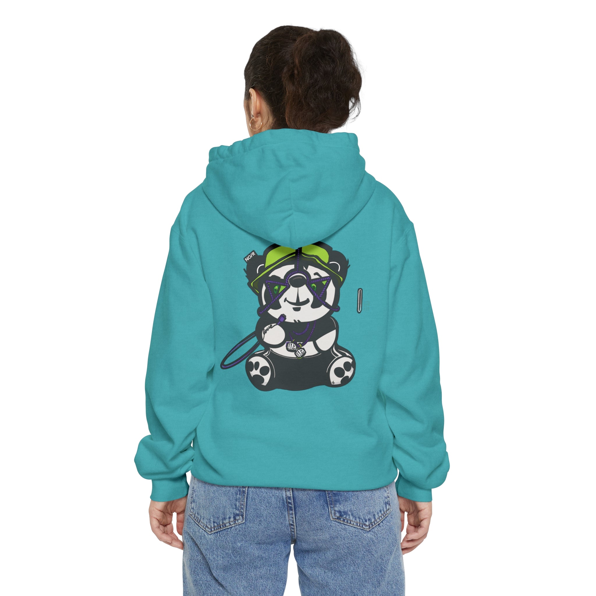 Divine Panda - Unisex Garment-Dyed Hoodie