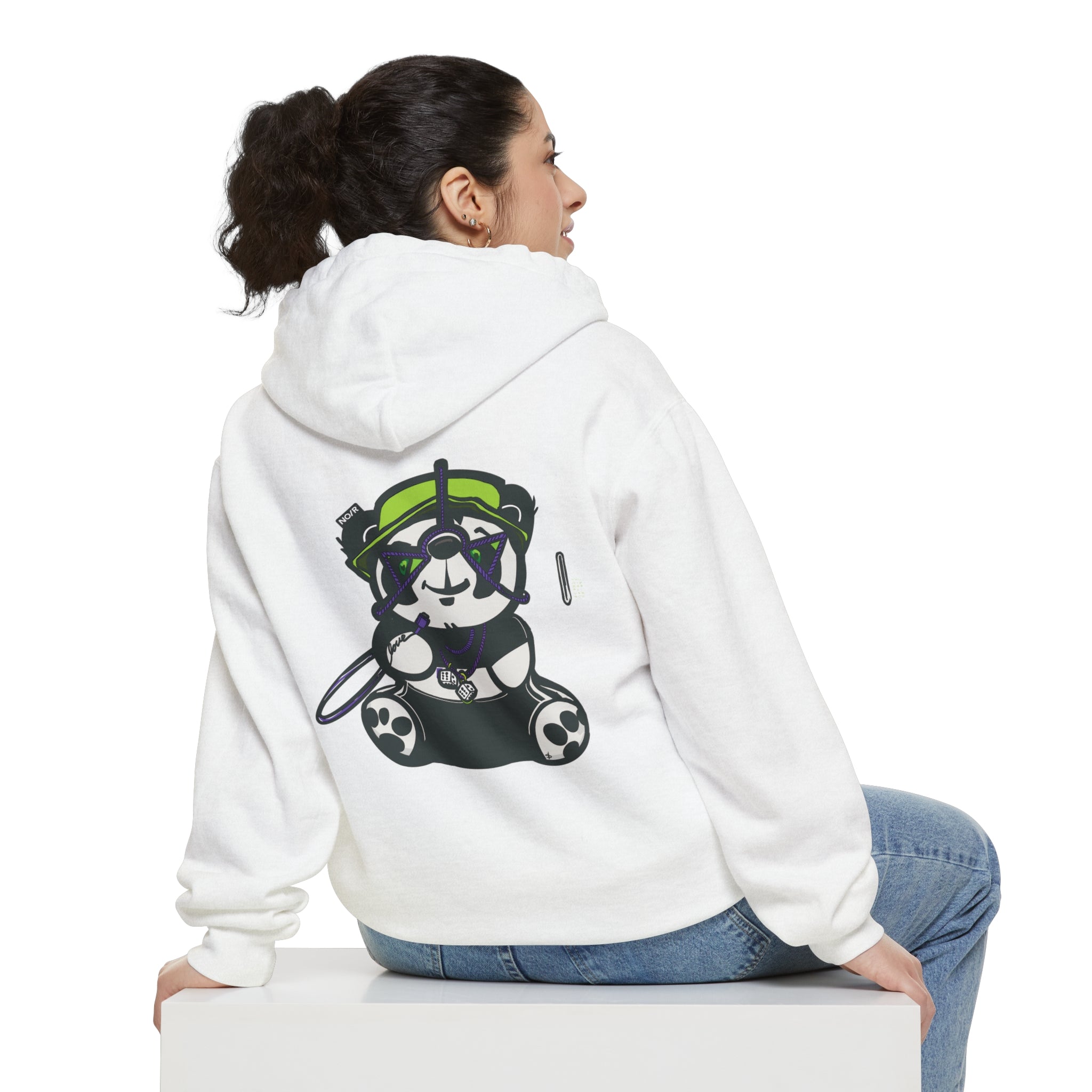 Divine Panda - Unisex Garment-Dyed Hoodie