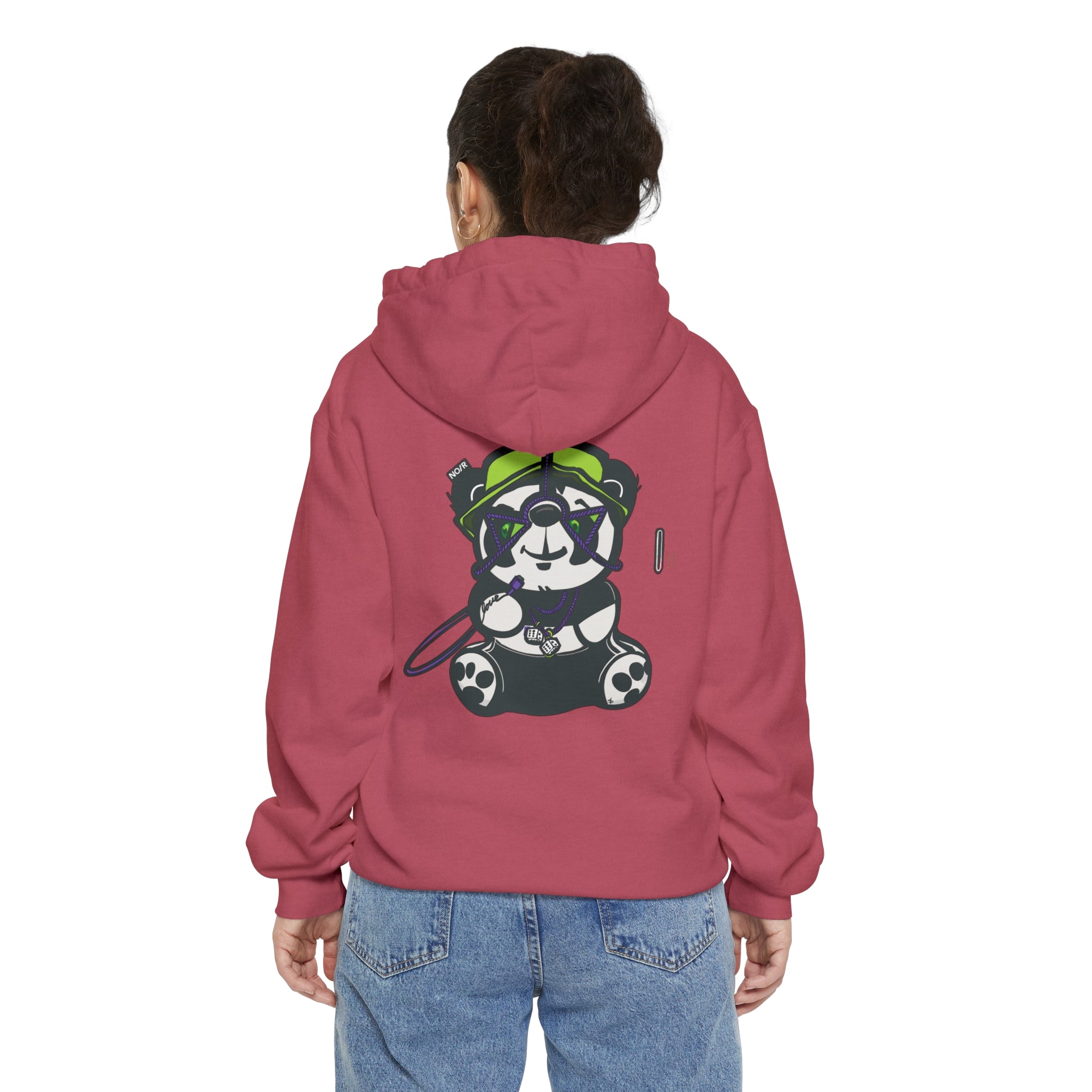 Divine Panda - Unisex Garment-Dyed Hoodie