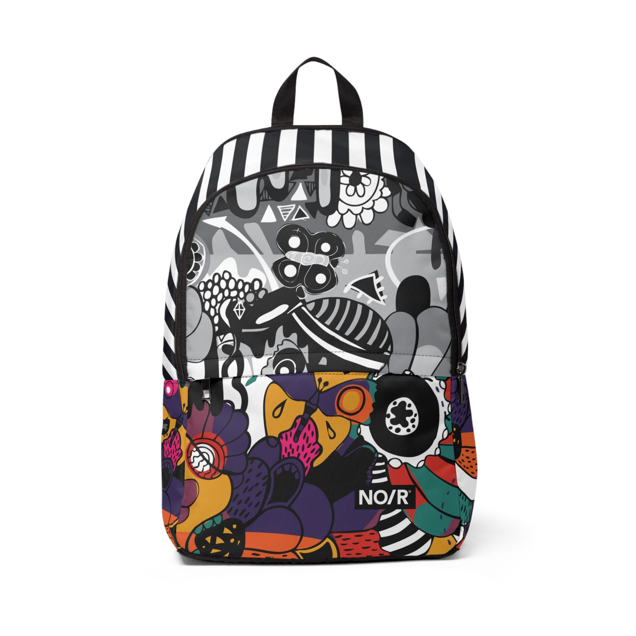 Fabric Backpack - Bongang Art Design - Jewel Tones - Exclusive Collaboration with Kevin Bongang x NO/R Labs