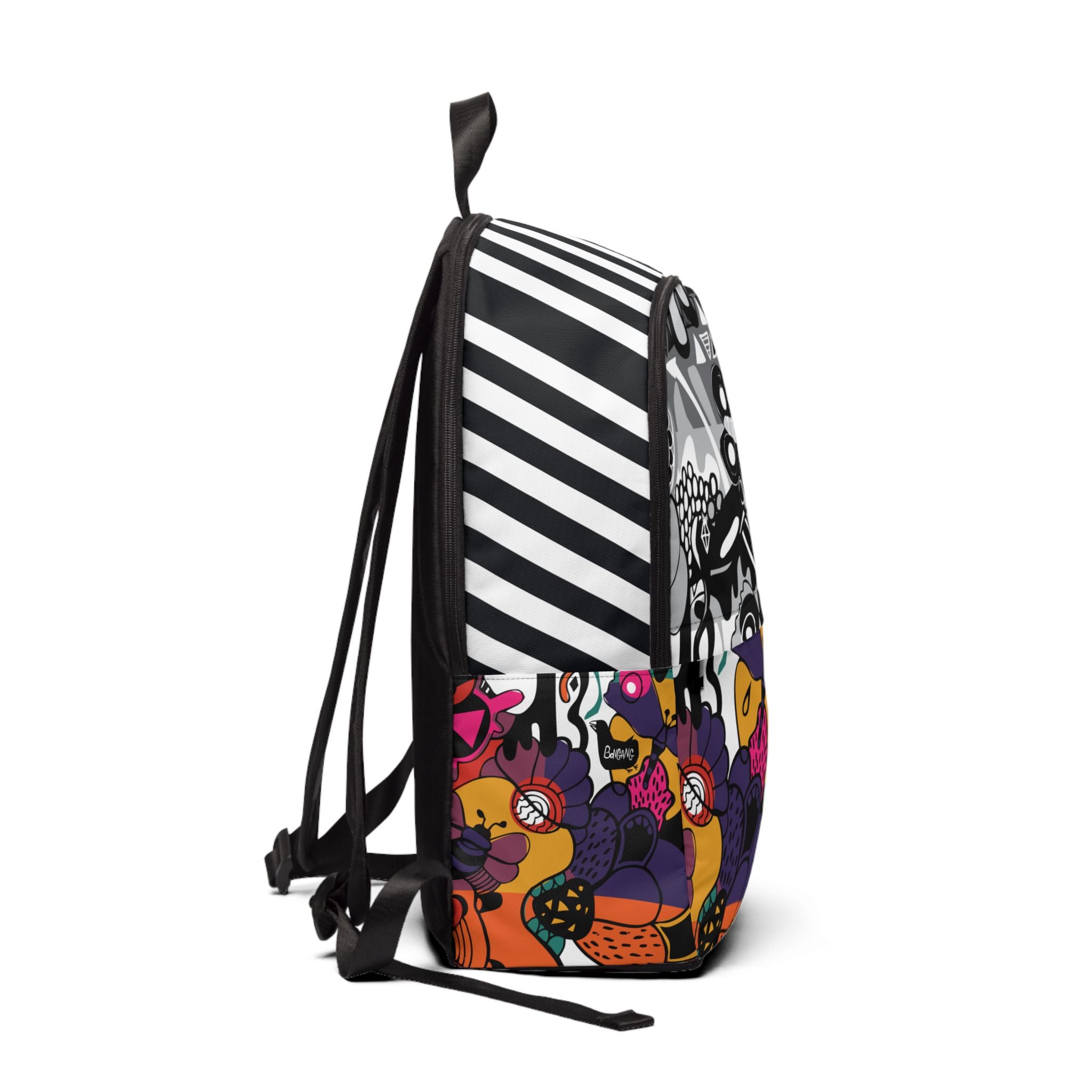 Fabric Backpack - Bongang Art Design - Jewel Tones - Exclusive Collaboration with Kevin Bongang x NO/R Labs