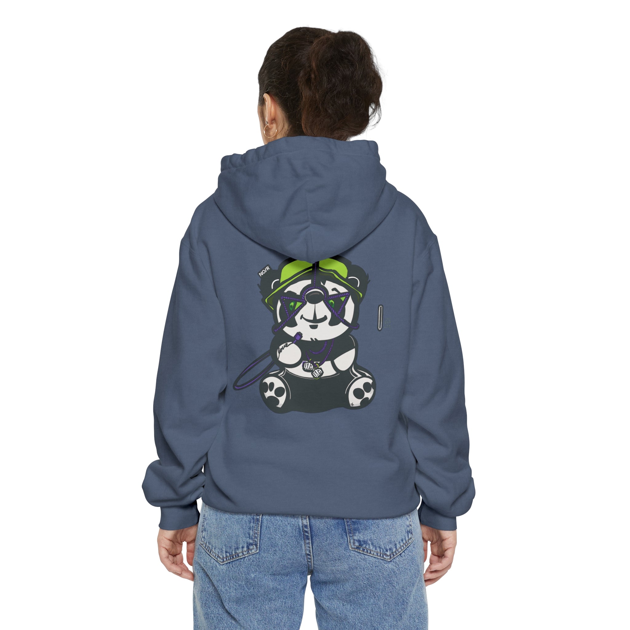 Divine Panda - Unisex Garment-Dyed Hoodie